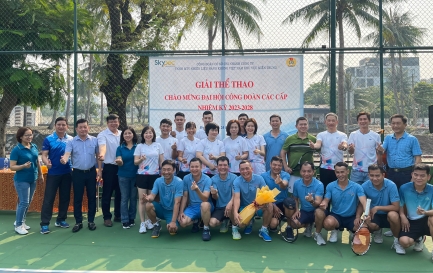 GIẢI THỂ THAO CHÀO MỪNG ĐẠI HỘI CÔNG ĐOÀN CƠ SỞ CHI NHÁNH CÔNG TY TNHH MTV NHIÊN LIỆU HÀNG KHÔNG VIỆT NAM KHU VỰC MIỀN TRUNG LẦN THỨ VII, NHIỆM KỲ 2023-2028